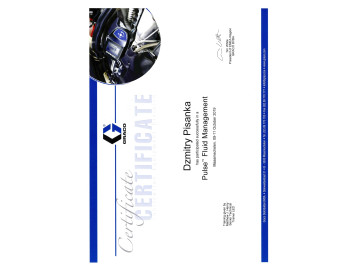 Сертификат дилера компании GRACO - оборудование для раздачи смазки Сертификат дилера компании GRACO - оборудование для раздачи смазки