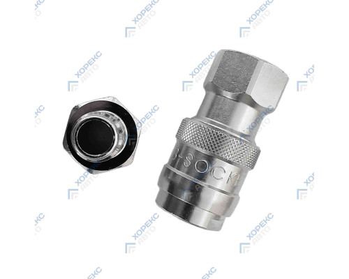 Быстроразъем пневматический с внутренней резьбой 1/2" стандарт EUROPEAN DN 10 сечение 10 мм — купить с доставкой и гарантией качества