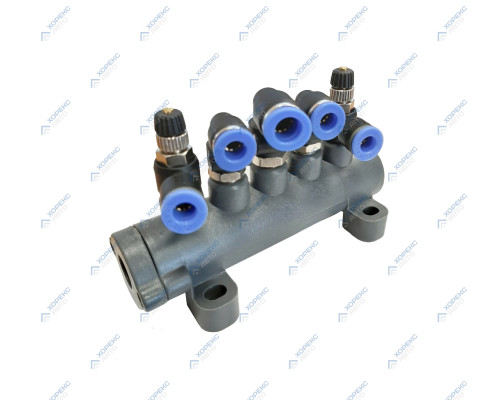 5-ти канальный клапан в сборе (соединитель Т-типа) для шиномонтажного стенда Хорекс Авто HZ 08.303 — купить с доставкой и гарантией качества 5-ти канальный клапан в сборе (соединитель Т-типа) для шиномонтажного стенда Хорекс Авто HZ 08.303 — купить с доставкой и гарантией качества