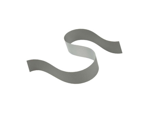 Лента световозвращаемая серая 65% полиэстер 35% хлопок ширина 2.5 см — купить с доставкой и гарантией качества