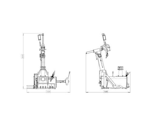 Шиномонтажный станок до 30" с автоматической монтажной головкой с третьей рукой Хорекс Авто 897V — купить с доставкой и гарантией качества