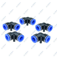 Фитинг угловой под шланг 8 мм Гамматест YPV08