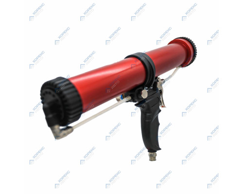 Пистолет пневматический универсальный для нанесения однокомпонентных распыляемых и не распыляемых герметиков в картриджах и тубах AH095701 — купить с доставкой и гарантией качества