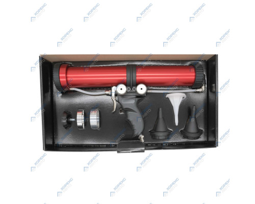 Пистолет пневматический универсальный для нанесения однокомпонентных распыляемых и не распыляемых герметиков в картриджах и тубах AH095701 — купить с доставкой и гарантией качества