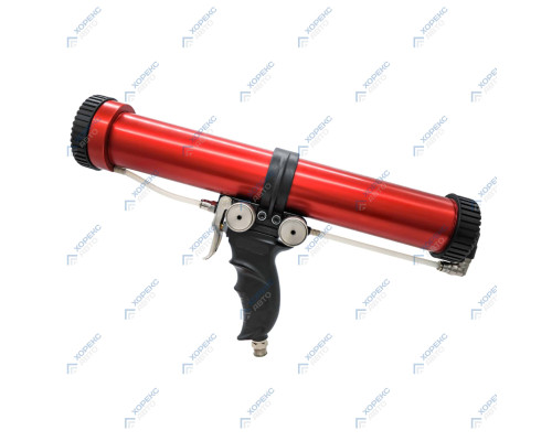 Пистолет пневматический универсальный для нанесения однокомпонентных распыляемых и не распыляемых герметиков в картриджах и тубах AH095701 — купить с доставкой и гарантией качества