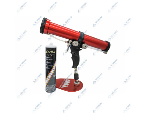 Пистолет пневматический универсальный для нанесения однокомпонентных распыляемых и не распыляемых герметиков в картриджах и тубах AH095701 — купить с доставкой и гарантией качества