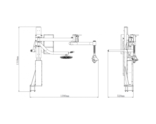 Дополнительный рычаг для ш/м стендов LC889N и LC889NS, Хорекс Авто AL320 — купить с доставкой и гарантией качества Дополнительный рычаг для ш/м стендов LC889N и LC889NS, Хорекс Авто AL320 — купить с доставкой и гарантией качества