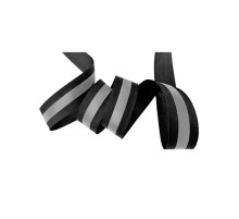 Тканная ременнная лента со вставкой из световозвращающего материала модель 15х10 мм Хорекс Авто