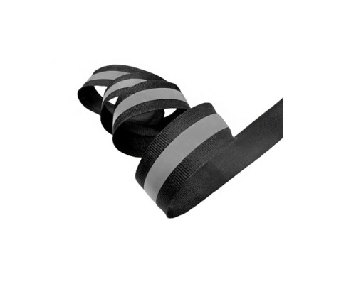 Тканная ременнная лента со вставкой из светоотражающего материала 1 см Хорекс Авто — купить с доставкой и гарантией качества