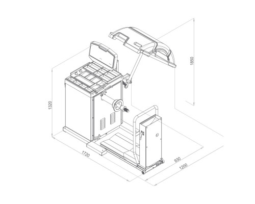 Балансировочный станок для г/а и л/а (универсальный) Хорекс Авто СB460B — с доставкой и гарантией качества