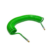 Пневмошланг витой 12 х 8 - 10 м НР 1/4" Гамматест (без быстроразъемов)