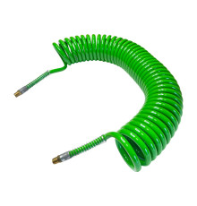 Пневмошланг витой 12 х 8 - 20 м НР 1/4" Гамматест (без быстроразъемов)