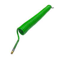 Пневмошланг витой 14 х 10 - 15 м НР 1/4" Гамматест (без быстроразъемов)