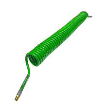 Пневмошланг витой 14 х 10 - 15 м НР 1/4" Гамматест (без быстроразъемов)