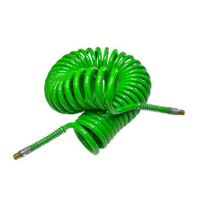 Пневмошланг витой 12 х 8 - 7 м НР 1/4" Гамматест (без быстроразъемов)