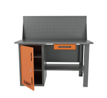 Верстак однотумбовый с ящиком и экраном 1400*700 GAROPT оранжевая Верстак однотумбовый с ящиком и экраном 1400*700 GAROPT оранжевая