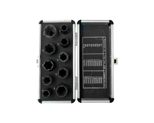 Набор экстракторов поврежденных болтов и гаек, 10 предметов ГАММАТЕСТ GT1Y110 — с доставкой и гарантией качества