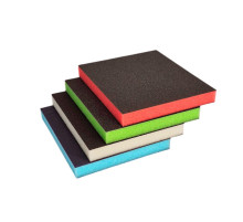 Губка двухсторонняя 120х100х12 мм P60