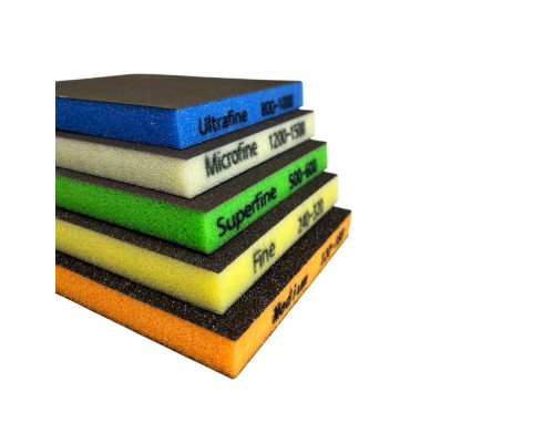 Губка двухсторонняя 120х98х13 мм Microfine GTA107F-MF — купить с доставкой и гарантией качества
