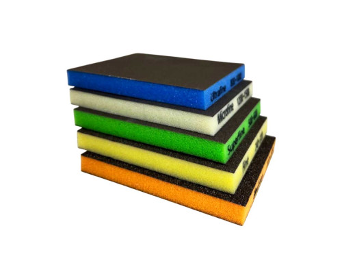 Губка двухсторонняя 120х98х13 мм Microfine GTA107F-MF — купить с доставкой и гарантией качества