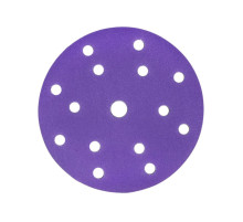Шлифлист d150 мм 15 отверстий P150 (керамика на пленке) Гамматест GTA201T150
