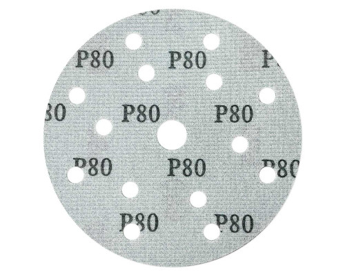 Шлифлист d150 мм 15 отверстий P320 (цирконий на пленке) Гамматест GTA204F320 — с доставкой и гарантией качества