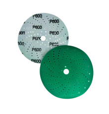 Шлифлист d150 мм мультипылеотвод P100 (цирконий на пленке) GTA205F100