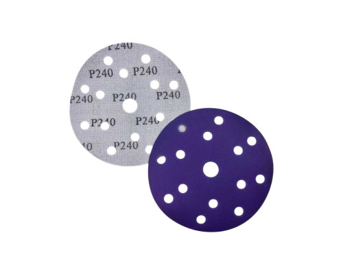 Шлифлист d150 мм 15 отверстий P240 (керамика на пленке) Гамматест GTA208F240 — с доставкой и гарантией качества