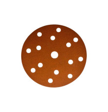 Шлифлист d150 мм 15 отверстий P80 (керамика на бумаге) Гамматест GTA212F080