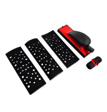 Шлифовальный блок с пылеотводом 70х200 мм со сменными насадками Гамматест GTK4163