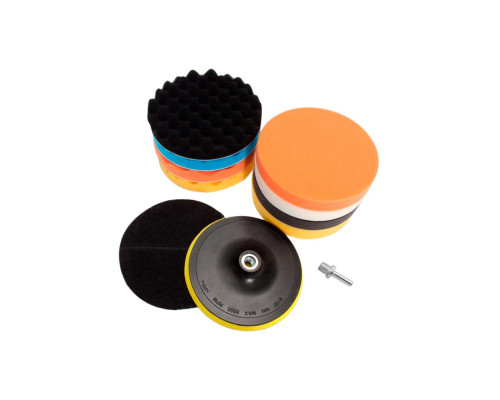 Набор полировальных кругов 150 мм с опорной тарелкой М14 — с доставкой и гарантией качества