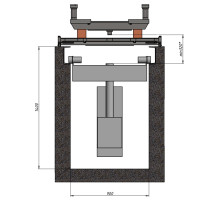 Опорный мост LOW для задних осей