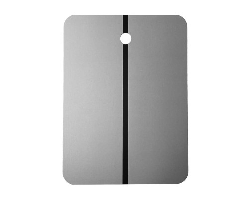 Пластина металлическая для пробных выкрасов светло-серая 148 x 105 мм упаковка - 100 шт — купить с доставкой и гарантией качества