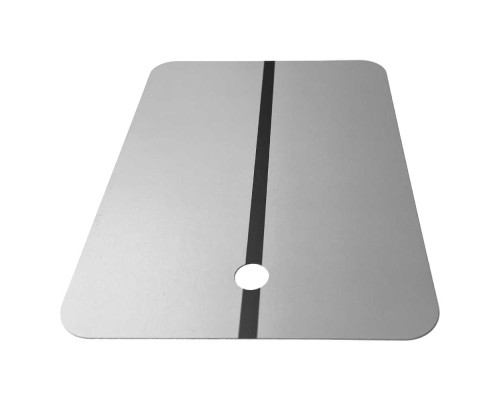 Пластина металлическая для пробных выкрасов светло-серая 148 x 105 мм упаковка - 100 шт — купить с доставкой и гарантией качества