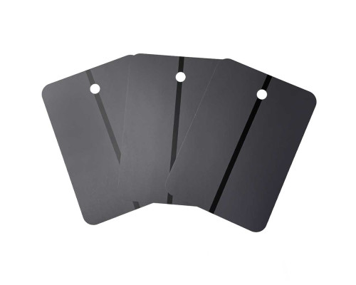 Пластина металлическая для пробных выкрасов темно-серая 148 x 105 мм упаковка - 100 шт — купить с доставкой и гарантией качества