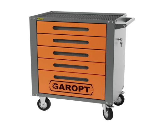 Тележка инструментальная Garopt 5 ящиков ОРАНЖЕВАЯ серия "Standart" — купить с доставкой и гарантией качества Тележка инструментальная Garopt 5 ящиков ОРАНЖЕВАЯ серия "Standart" — купить с доставкой и гарантией качества