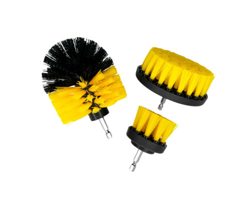 Набор щеток для детейлинга 3 предмета — купить с доставкой и гарантией качества