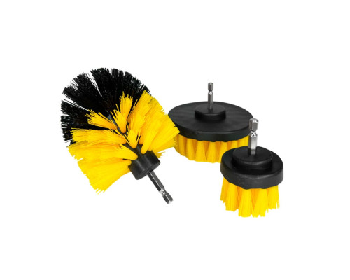 Набор щеток для детейлинга 3 предмета — купить с доставкой и гарантией качества