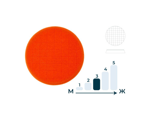 Губка полировочная оранжевая GTT4231 — с доставкой и гарантией качества