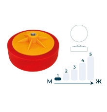 Губка полировочная красная GTT4248