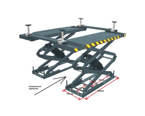 Ножничный подъёмник г/п 3.5 т Хорекс Авто HDSL-3.5S(SUV) — купить с доставкой и гарантией качества