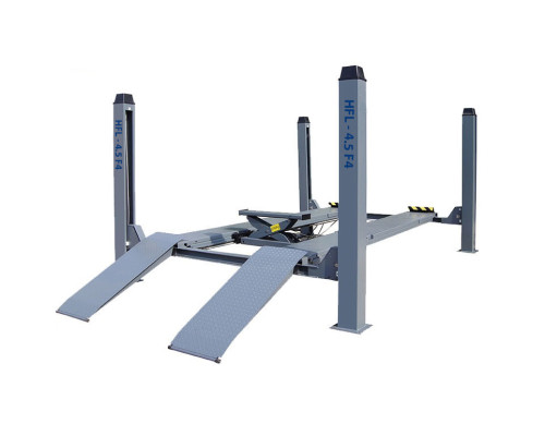 Установка 4-х стоечного подъемника адаптированного для установки стенда контроля и регулировки управляемых колес включая сборку и настройку стенда РУУК (Техновектор или BRIGHT) — с доставкой и гарантией качества