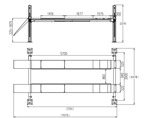 Подъемник четырехстоечный г/п 5.5 т Хорекс Авто HFL-5.5F4 — купить с доставкой и гарантией качества Подъемник четырехстоечный г/п 5.5 т Хорекс Авто HFL-5.5F4 — купить с доставкой и гарантией качества