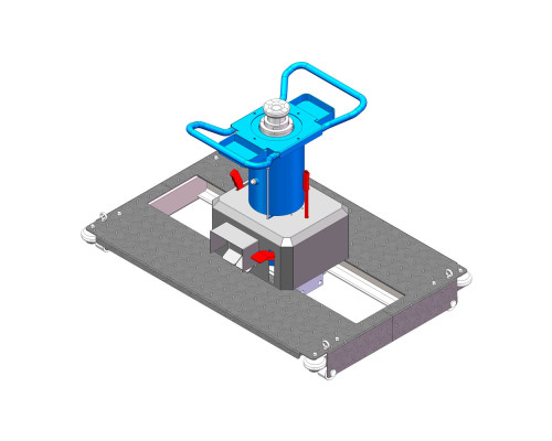 Подъемник напольный канавный г/п 15 т Хорекс Авто HL16A(W) — купить с доставкой и гарантией качества