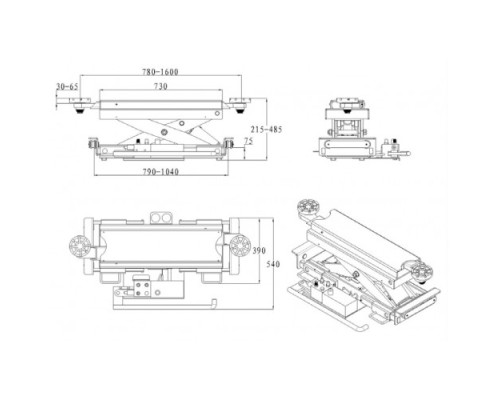 Подъемник гидравлический осевой (траверса) г/п 2 т Хорекс Авто HRJP-XT2H — купить с доставкой и гарантией качества Подъемник гидравлический осевой (траверса) г/п 2 т Хорекс Авто HRJP-XT2H — купить с доставкой и гарантией качества