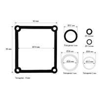 Ремонтный комплект насоса гидравлического пресса Хорекс Авто HZ 01.1.020J