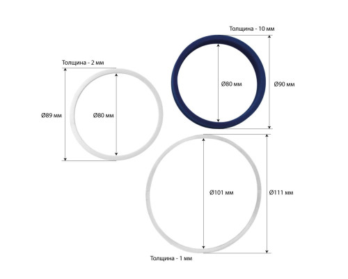 Ремонтный комплект цилиндра гидравлического пресса Хорекс Авто HZ 01.1.050-1 — с доставкой и гарантией качества