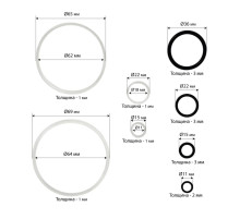 Ремонтный комплект цилиндра гидравлического домкрата Хорекс Авто HZ 01.3.002