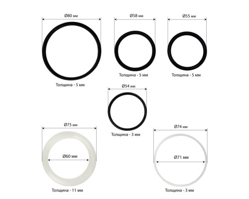 Ремонтный комплект цилиндра обратного действия 20 т Хорекс Авто HZ 02.2.013J — с доставкой и гарантией качества