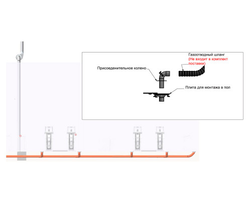 Система напольная для удаления выхлопных газов Хорекс Авто HZ 16.1.000 — с доставкой и гарантией качества